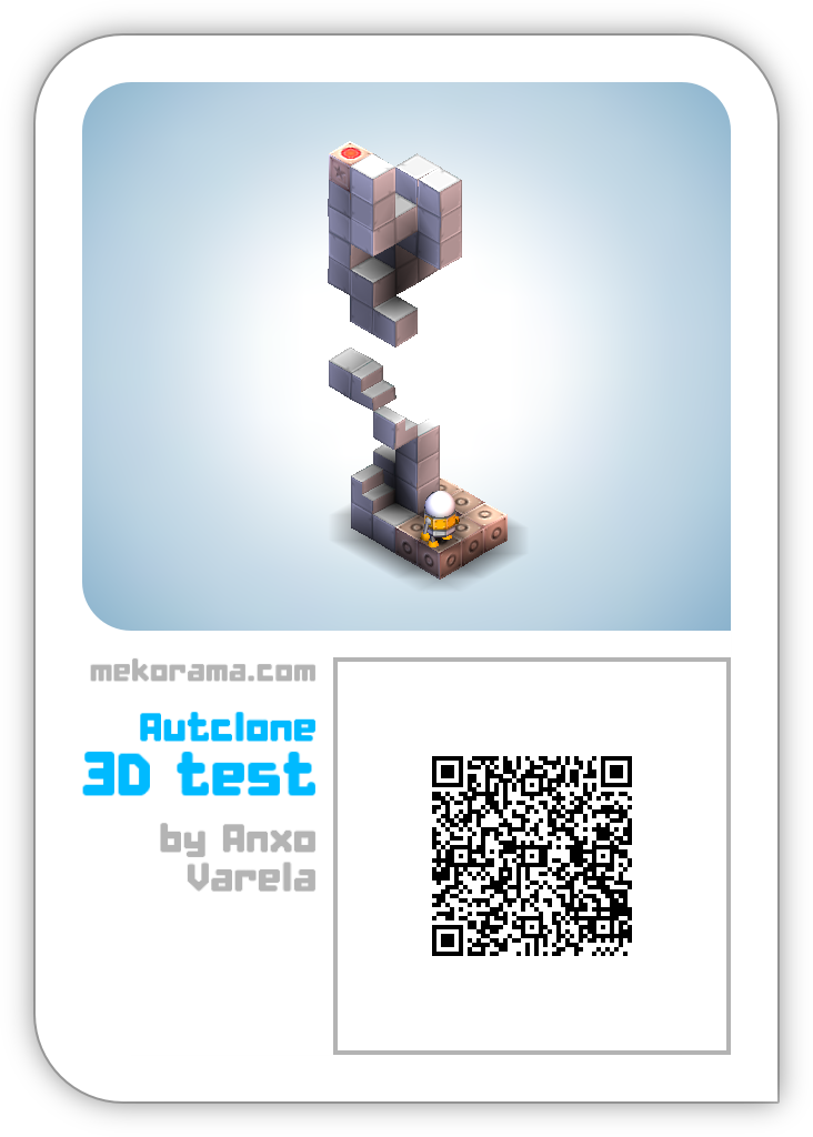 Autoclone 3D test