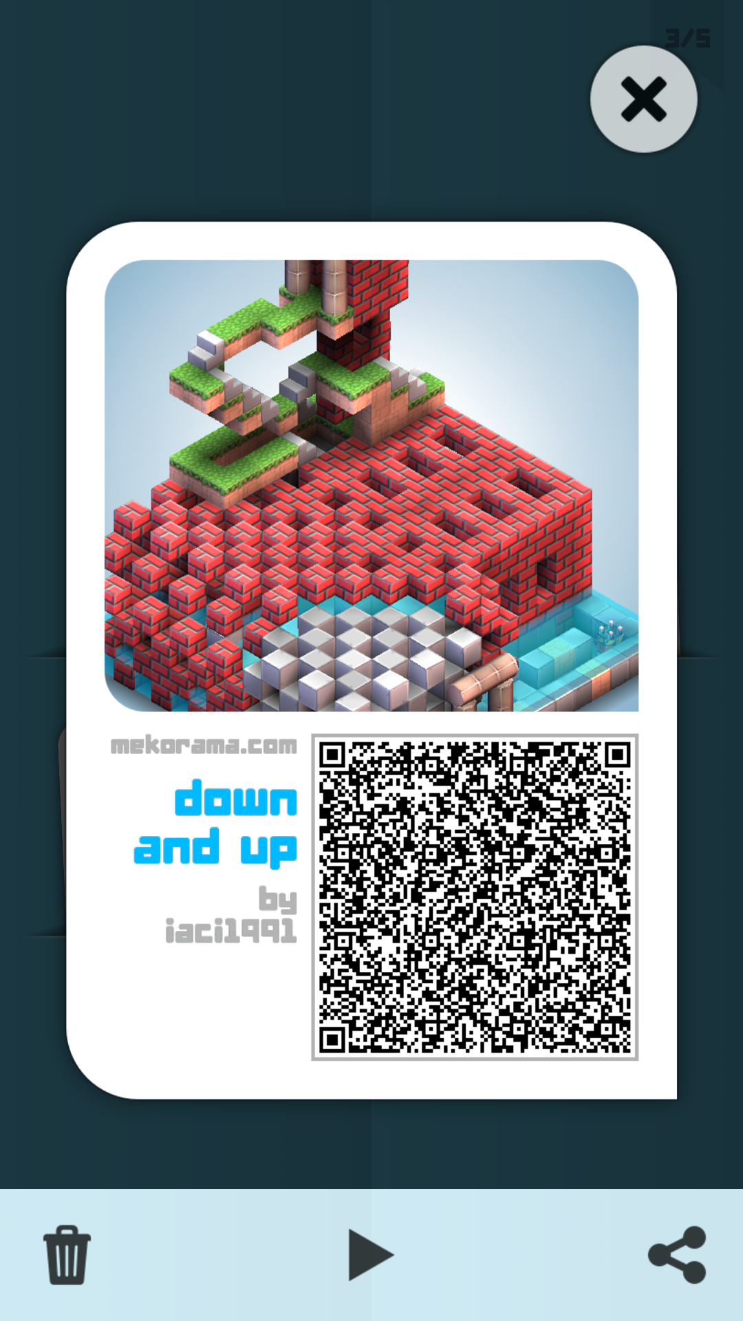 Down and up