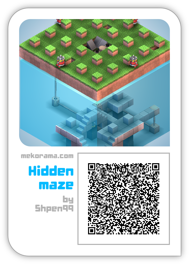 Hidden maze