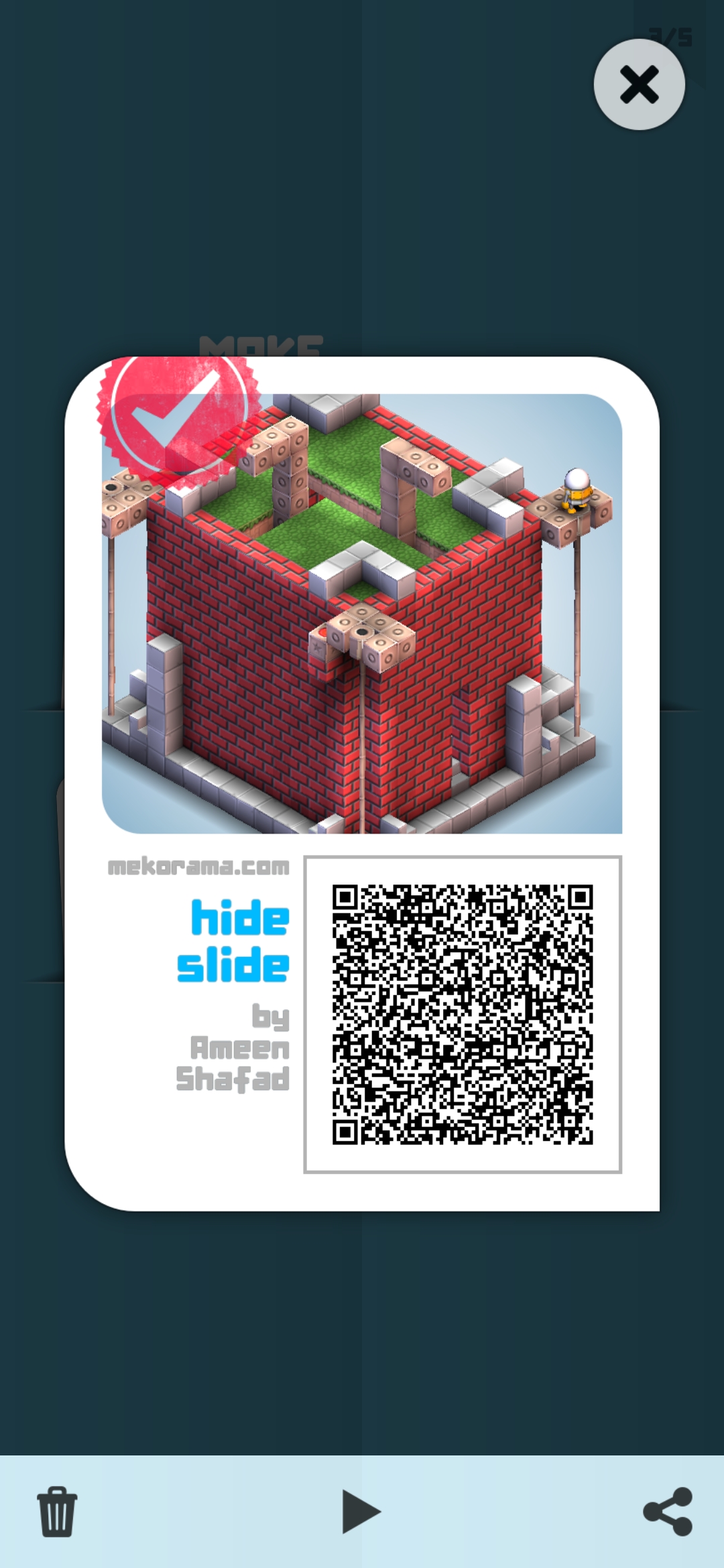hide slide