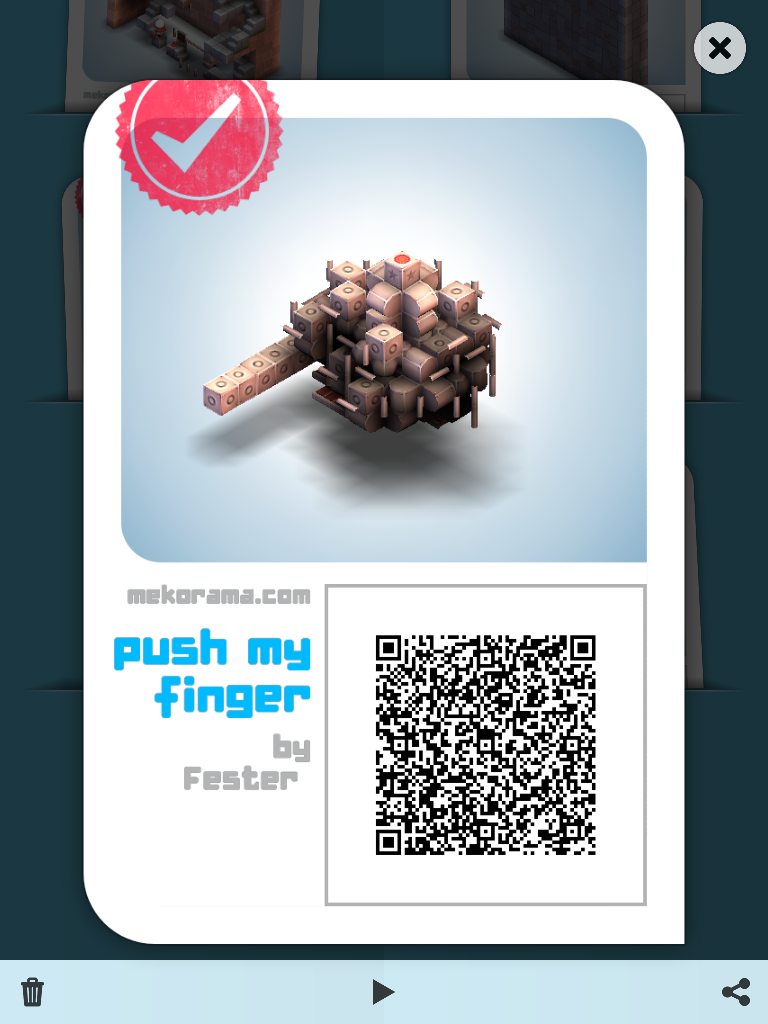 push my finger
