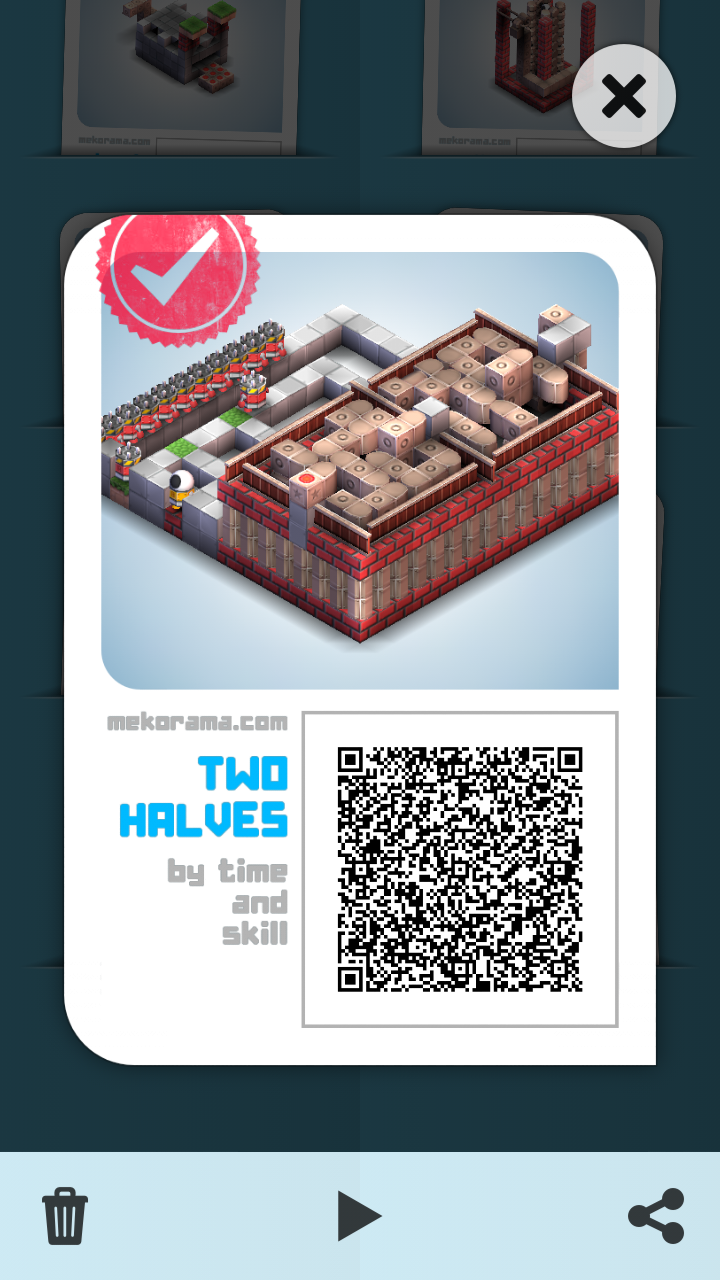TWO HALVES - two halves in one level