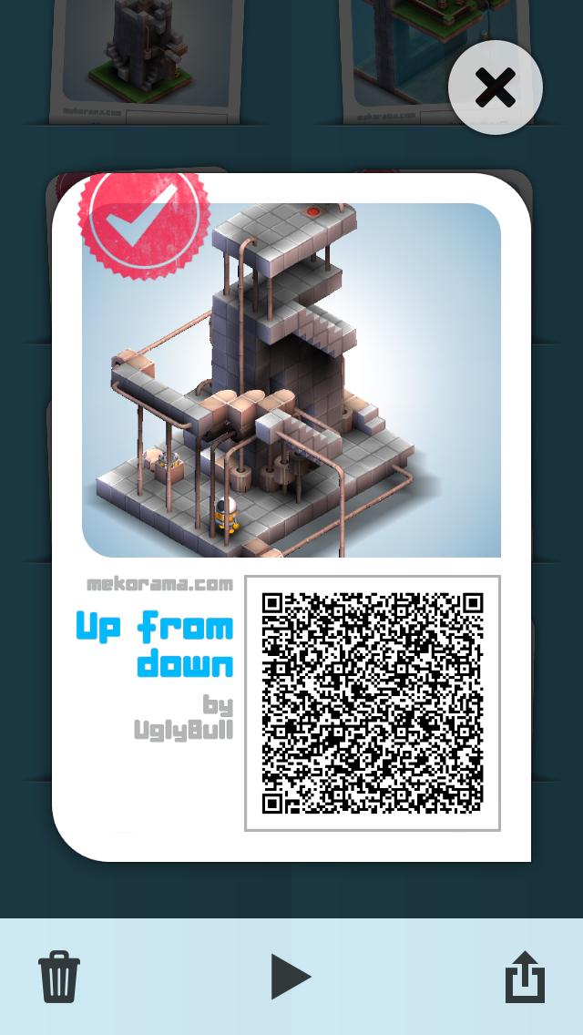 Up from down